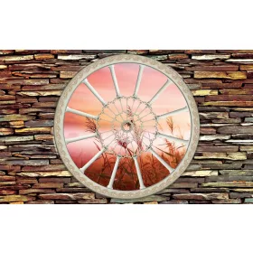 Kilátás poszter, fotótapéta, Vlies (104 x 70,5 cm)