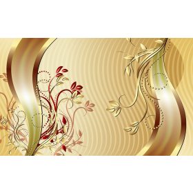 Virág minta poszter, fotótapéta, Vlies (104 x 70,5 cm)