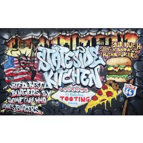Fast food poszter, fotótapéta, Vlies (104 x 70,5 cm)