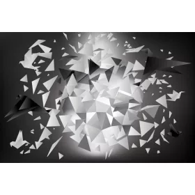 Origami poszter, fotótapéta, Vlies (104 x 70,5 cm)