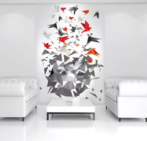 Origami poszter, fotótapéta, Vlies  (184x254 cm, álló)