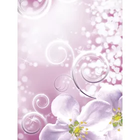   Virág minta poszter, fotótapéta, Vlies  (206x275 cm, álló)