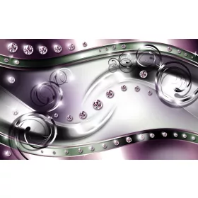 Absztrakt minta poszter, fotótapéta, Vlies (104 x 70,5 cm)