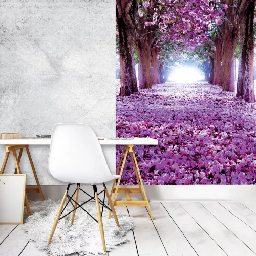Virágzó fák poszter, fotótapéta, Vlies  (184x254 cm, álló)