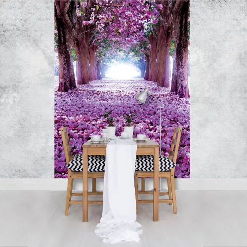 Virágzó fák poszter, fotótapéta, Vlies  (184x254 cm, álló)