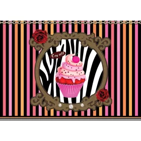 Cupcake poszter, fotótapéta, Vlies (104 x 70,5 cm)