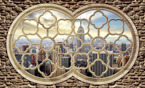 New York poszter, fotótapéta Vlies (254 x 184 cm)