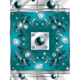 Absztrakt poszter, fotótapéta, Vlies  (206x275 cm, álló)