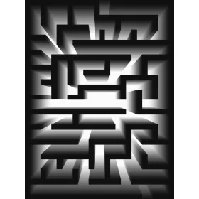   Labirintus poszter, fotótapéta, Vlies  (184x254 cm, álló)
