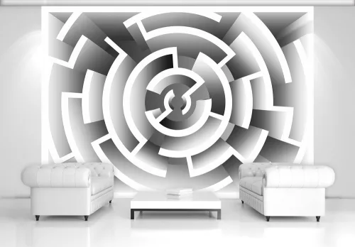 Labirintus poszter, fotótapéta, Vlies (104 x 70,5 cm)