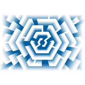 Labirintus poszter, fotótapéta, Vlies (104 x 70,5 cm)