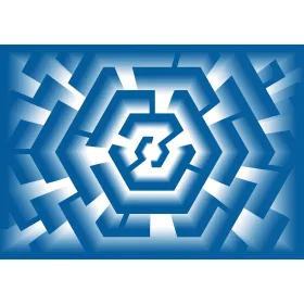 Labirintus poszter, fotótapéta, Vlies (104 x 70,5 cm)