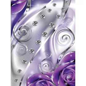   Virág minta poszter, fotótapéta, Vlies  (206x275 cm, álló)