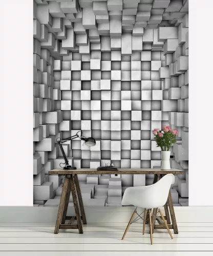 Absztrakt 3D poszter, fotótapéta, Vlies  (184x254 cm, álló)