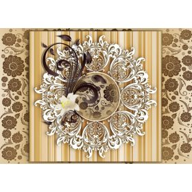 Virág minta poszter, fotótapéta, Vlies (104 x 70,5 cm)