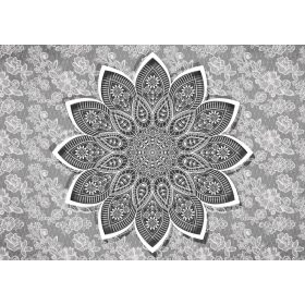 Virág minta poszter, fotótapéta, Vlies (104 x 70,5 cm)