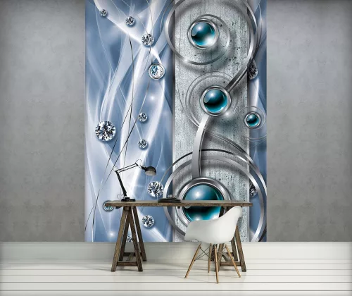 Absztrakt poszter, fotótapéta, Vlies  (206x275 cm, álló)