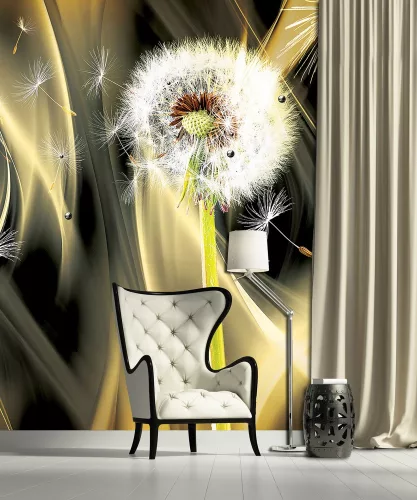 Pitypang poszter, fotótapéta, Vlies  (184x254 cm, álló)