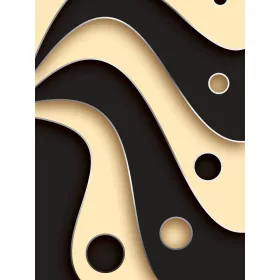 Absztrakt poszter, fotótapéta, Vlies  (206x275 cm, álló)