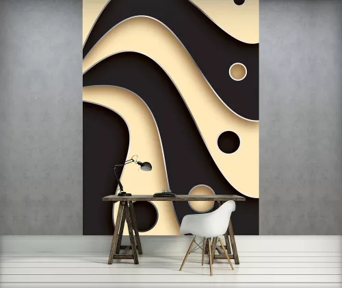 Absztrakt poszter, fotótapéta, Vlies  (206x275 cm, álló)