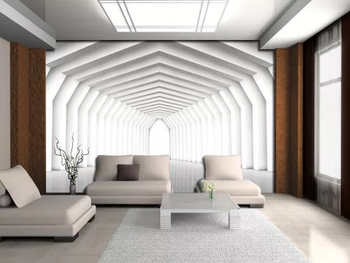 Absztrakt 3D poszter, fotótapéta, Vlies (104 x 70,5 cm)