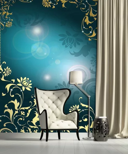 Futó minta poszter, fotótapéta, Vlies  (206x275 cm, álló)