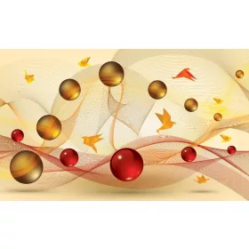 Absztrakt poszter, fotótapéta, Vlies (104 x 70,5 cm)