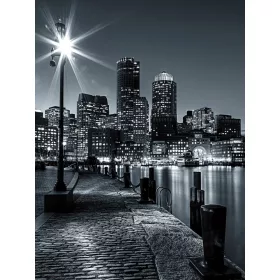   Éjszakai város poszter, fotótapéta, Vlies  (184x254 cm, álló)