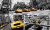 Sárga taxi poszter, fotótapéta, Vlies (104 x 70,5 cm)