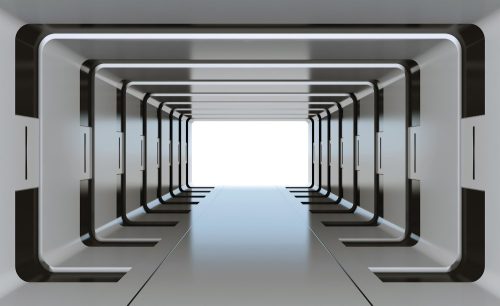 Folyosó 3D poszter, fotótapéta Vlies (208 x 146 cm)