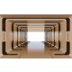 Folyosó 3D poszter, fotótapéta Vlies (208 x 146 cm)