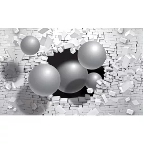 Absztrakt 3D poszter, fotótapéta, Vlies (104 x 70,5 cm)