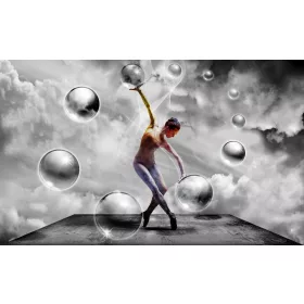 Absztrakt 3D poszter, fotótapéta, Vlies (104 x 70,5 cm)