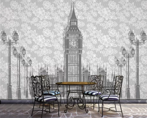 Big Ben poszter, fotótapéta, Vlies (104 x 70,5 cm)