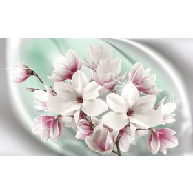 Virágok  poszter, fotótapéta, Vlies (104 x 70,5 cm)