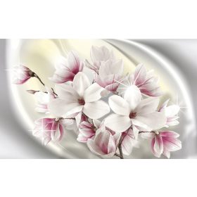 Virágok  poszter, fotótapéta, Vlies (104 x 70,5 cm)