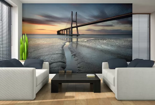 Híd poszter, fotótapéta Vlies (368 x 254 cm)