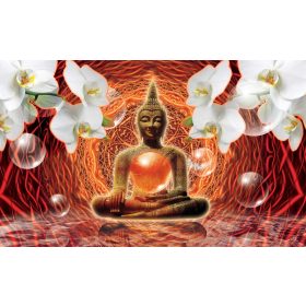 Buddha  poszter, fotótapéta, Vlies (104 x 70,5 cm)