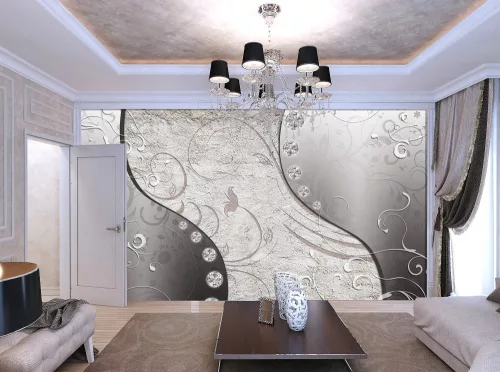 Futó minta poszter, fotótapéta Vlies (254 x 184 cm)