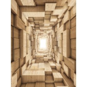   Absztrakt folyosó poszter, fotótapéta, Vlies  (184x254 cm, álló)