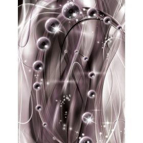   Absztrakt gömbök poszter, fotótapéta, Vlies  (184x254 cm, álló)