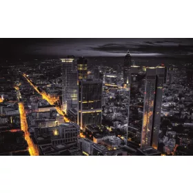   View City Aerial poszter, fotótapéta, Vlies (104 x 70,5 cm)