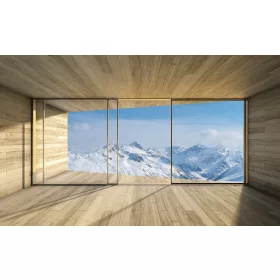 Hegyek  poszter, fotótapéta, Vlies (104 x 70,5 cm)