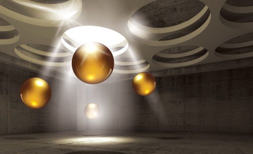 Gömbök poszter, fotótapéta Vlies (208 x 146 cm)