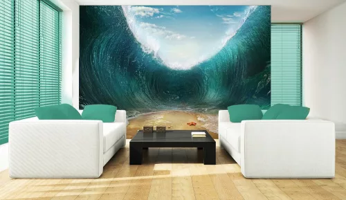 Víz poszter, fotótapéta Vlies (152,5 x 104 cm)