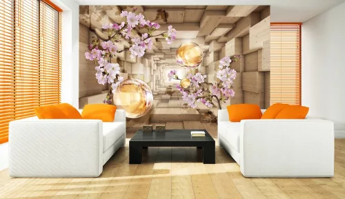 Absztrakt 3D  poszter, fotótapéta, Vlies (104 x 70,5 cm)