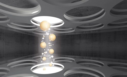 Gömbök poszter, fotótapéta Vlies (312 x 219 cm)