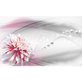 Virág minta  poszter, fotótapéta, Vlies (104 x 70,5 cm)