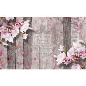 Virág minta  poszter, fotótapéta, Vlies (104 x 70,5 cm)