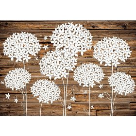 Virág minta  poszter, fotótapéta, Vlies (104 x 70,5 cm)